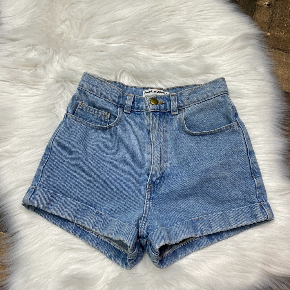 American Apparel denim high waisted jeans